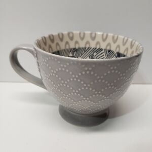 NWOT Footed Ceramic Coffee Tea Mug Cup 14 Oz Signature Housewares